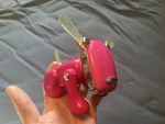 Hasbro Sega 2005 Hot Pink Dog Speaker Music Hard To Find Untested Is. Fixed Price $68.88.