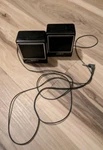 Sony SRS-3 Vintage Portable Mini Stereo Speaker System 3.5 Mm Jack -tested Works. Fixed Price $19.99.