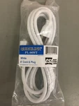 Csl Creative Systems Lighting PL-96WT 8FT Cord & Plug White Quicklink FE-1. Fixed Price $11.99.