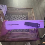 Nylavee SP201 2.0 Wired Computer Soundbar Bluetooth Aux Black. Fixed Price $30.00.