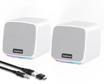 Uakinat Speakers,computer For Pc,desktop White. Fixed Price $14.43.