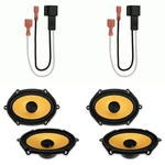 Diamond Audio Speakers 6X8 Inch Ford F-150 1999-2014 Upgrade Kit Pack.... Fixed Price $342.86.