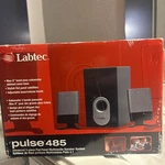 Labtec 3-PIECEFLAT Panel Multimedia Speaker System Tested Works Great!. Fixed Price $40.00.