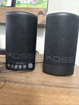 Pair Of Koss SX-50 Amplified Power Speakers No Adapter. Fixed Price $20.05.