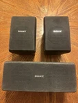 Sony SS-SR15 & SS-CN15 3.0 Channel Home Theater Speakers Set, 100W, Wired, Black. Fixed Price $35.69.
