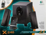 Logitech X-240, 2.1 Channel Multimedia Computer Speaker System.. Fixed Price $28.00.