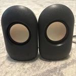 Onn Stereo Speakers Usb With Volume Controls Gray. Fixed Price $7.95.