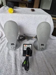 Vintage Jbl Duet Computer Speakers Pair White Harman Kardon Tested Working. Fixed Price $13.99.