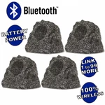 Theater Solutions Wireless 240W Rechargeable Bluetooth Rock Speaker Set Grey. Fixed Price $89.99.