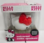 Hello Kitty Universal Audio Speakers 3.5MM Aux Cable, Battery Operated. Fixed Price $19.99.