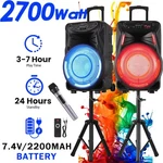Fully Amplified Portable 15" Subwoofer Bluetooth Trolley Speaker With Free Micro. Fixed Price $132.99.