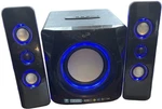 Ilive Bluetooth 2.1 Speaker System Subwoofer Led Lights Aux Tested. Fixed Price $23.99.