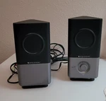 Altec Lansing 220 Wired Computer Speakers Right And Left. Black Grey. Fixed Price $26.48.