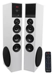 Rockville TM150W White Powered Home Theater Tower Speakers 10" Sub/bluetooth/usb. Fixed Price $369.95.