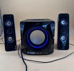 Ilive IHB23B Bluetooth 2.1 Speaker System Subwoofers Portable Led Lights. Fixed Price $57.99.