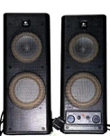 Logitech S-0264A Computer Laptop Speakers 3.5MM Jack Tested Works Great. Fixed Price $26.99.