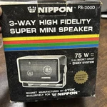 Nippon FS-300D Way Hi Fidelity Super Mini Speaker 75W. Fixed Price $70.00.
