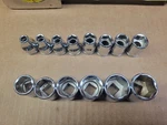 First Generation Kobalt 3/8" Drive Metric 14-PC Sae 6-POINT Socket Set 6-19 Mm. Fixed Price $135.00.