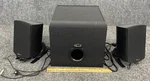 Klipsch Promedia 2.1 Thx Speaker System W/ Subwoofer & Power Cord. Fixed Price $84.99.