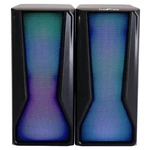 Befree Color Led 2.0 Ch Computer Gaming Desk Speakers W Lights Usb Aux. Fixed Price $40.74.