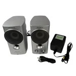 Sony SRS-Z750 Active Speaker System Pair Silver With Adapter. Fixed Price $29.49.