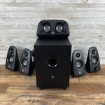 Logitech Z506 Surround Sound 5.1 Home Theater Pc Speaker System Tested Working. Fixed Price $69.99.