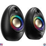Bluedee Bluetooth 5.4 - Rgb Light Usb Speakers, Dual Units, Plug & Play. Fixed Price $97.98.