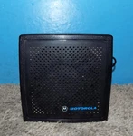 Motorola HSN4019A Communications Radio Speaker W/mount Good Condition. Fixed Price $15.18.