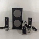 Altec Lansing 2.1 50WATT Computer Speakers For Desktop - Tested. Fixed Price $77.00.