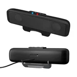 Cyber Acoustics Usb Stereo Speaker Bar (CA-2890) Easily Clamps Monitor. Fixed Price $20.00.