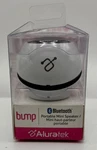 Aluratek Bump Portable Mini Bluetooth Speaker (model AP502F) White / Open Box. Fixed Price $16.20.