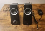 Logitech Computer Speaker System (Z320) W/ Power Cable, Good Condition. Fixed Price $7.99.