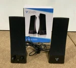 Portable V7 Usb 2.0 Stereo Speaker System 5 W Rms Open Box!. Fixed Price $5.99.