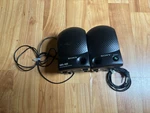 Sony SRS-A10 Active Speaker System Pair Black Tested Working Small Size. Fixed Price $25.00.