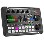 F998 Live Sound Card Audio Mixer Podcast Interface With Dj Effects. Fixed Price $78.00.