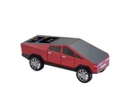 Cyber Truck Red Wireless Portable Speaker With Display Connects All Phones. Fixed Price $25.00.