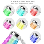 Colorful Home Bathroom Led Shower Head 7 Auto Changing Water Glow Light Us. Fixed Price $15.11.