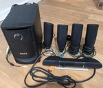 Dell Mms 5650 5.1-CHANNEL 100W Surround Sound Home Theater Pc Speaker System. Fixed Price $75.00.