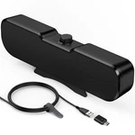 Cirqon Computer Speakers For Desktop Pc Monitor, Easy Volume Knob, Black. Fixed Price $31.95.