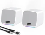 Uakinat Computer Speakers For Desktop Pc, Usb Powered 3.5MM Aux. Fixed Price $14.99.