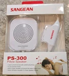 Sangean PS-300 Pillow Speaker In-line Volume Control And Amplifier New Nib White. Fixed Price $20.00.