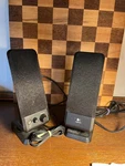 Logitech R-10 Model S-0152A1 Multimedia Speakers. Fixed Price $18.00.