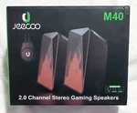 "jeecoo M40" Bluetooth Gaming Computer Speakers W/ 3.5MM Aux For Laptops&tablets. Fixed Price $25.00.