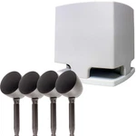 Current Audio CA-LZ100 Tan Hardscape Subwoofer & 4 Satellite Speakers. Fixed Price $629.99.