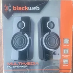 Blackweb Multimedia Pc Speaker System. Fixed Price $15.00.