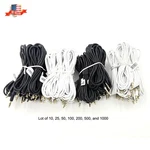 100 Aux Cables Wholesale Bulk Lot 2M/6.6FT 3.5MM MP3 Music Audio Extension. Fixed Price $99.99.