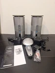 2 Sharper Image Wifi Wireless Indoor Outdoor Speakers CT413 W/remote/transmitter. Fixed Price $80.00.