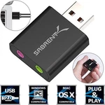 Sabrent Au-emcb Aluminum Usb External Stereo Sound Adapter For Mac CM108-CHIPSET. Fixed Price $11.82.