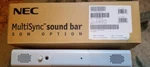 Nec Multisync Sound Bar Option (white). Fixed Price $16.99.