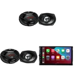 Jensen CAR723W 7" Multimedia Receiver + Jvc CS-DR6931 6X9 Speakers. Fixed Price $389.99.
